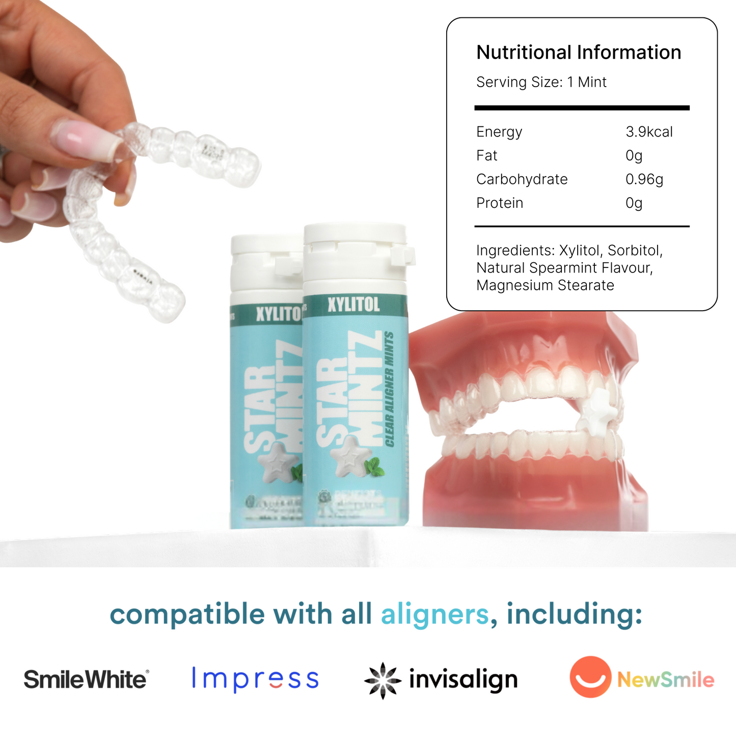 StarMintz Breath Mints for Aligners